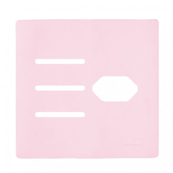 Placa p/ 3 Interruptores + Tomada 4x4 - Novara Pétala